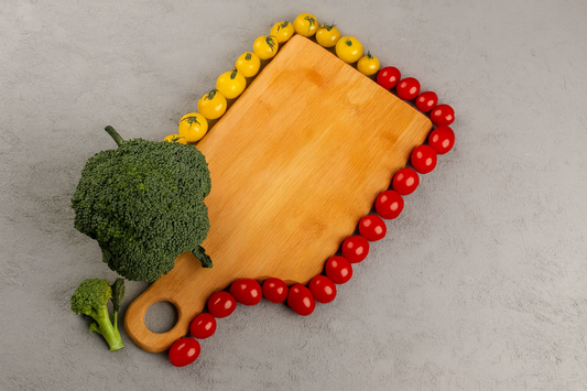 paddle shaped chopping board