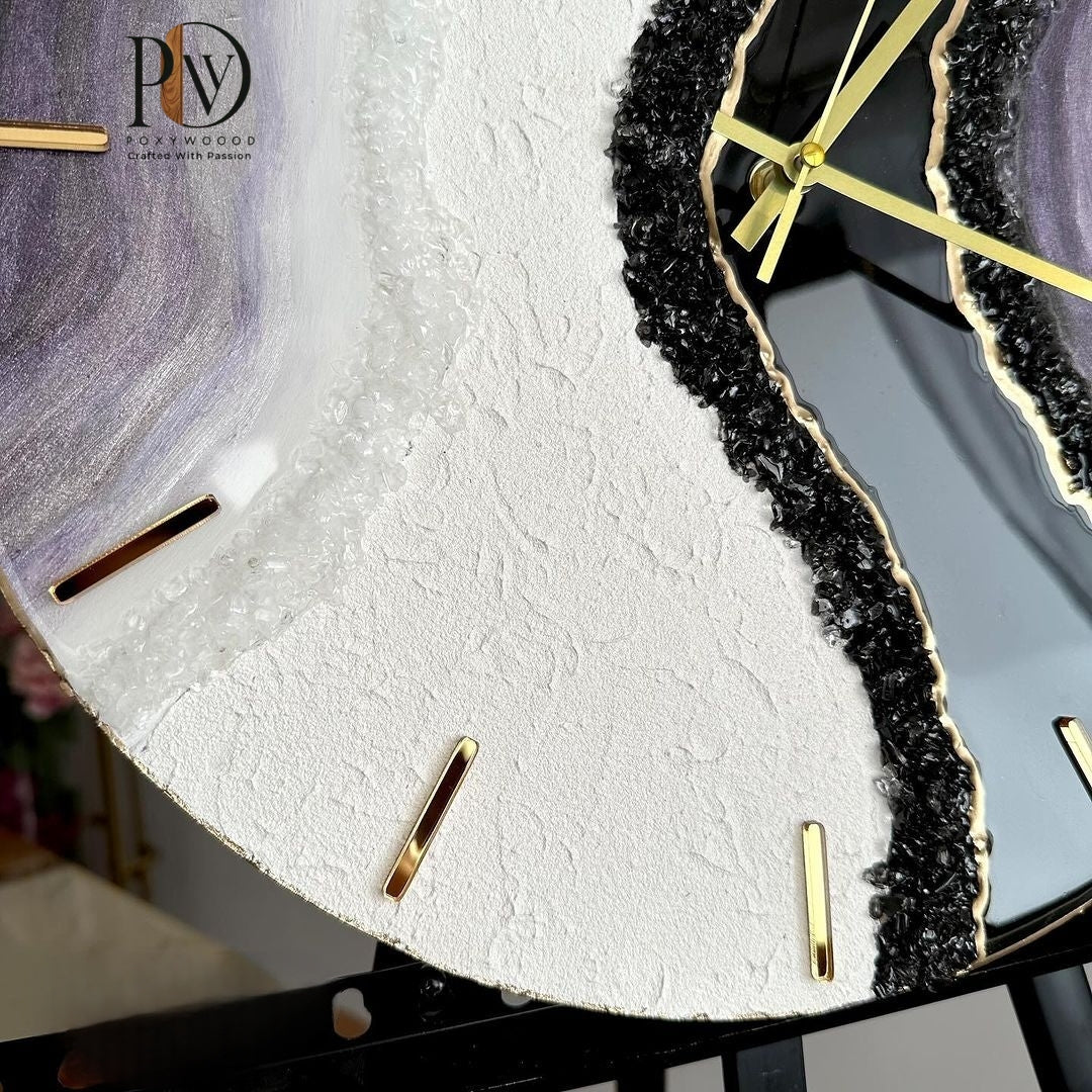 Lavender Luxe Wall Clock