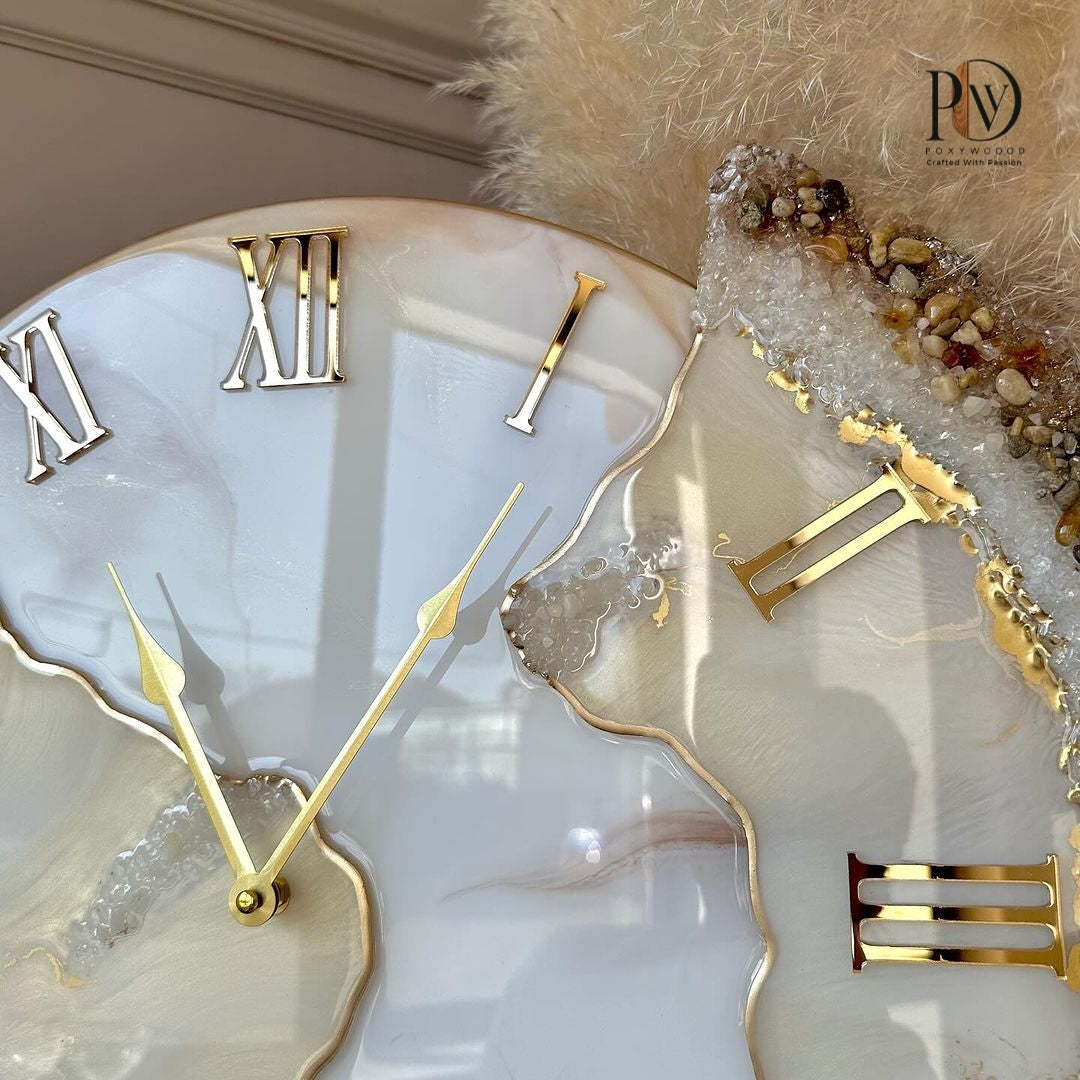 Premium Crystal Cascade Wall Clock